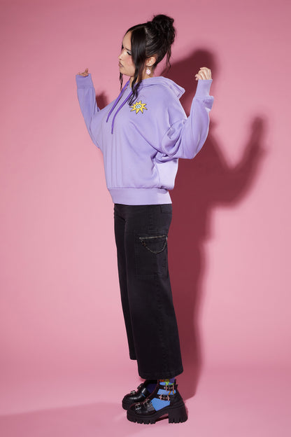 Dangerfield - Besties Celestial Hoodie - purple