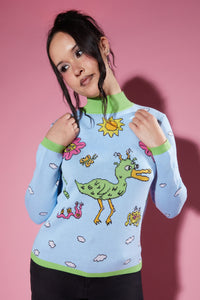 Dangerfield - Every Duck Has Its Day Skivvy - blue
