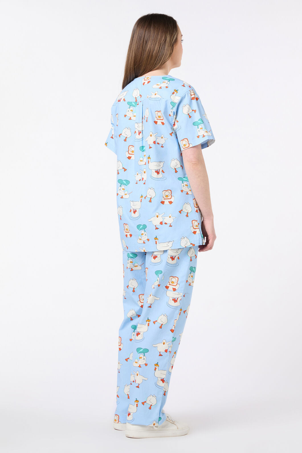 Dangerfield - Puddle Duck Scrub Set - blue