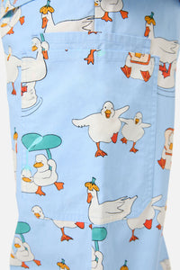 Dangerfield - Puddle Duck Scrub Set - blue
