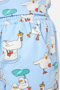 Dangerfield - Puddle Duck Scrub Set - blue