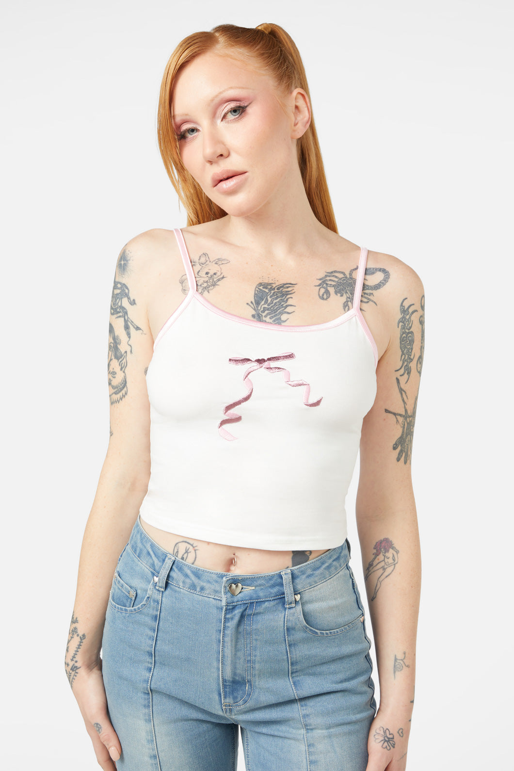Dangerfield - Lucid Dreams Tank - pink-cream