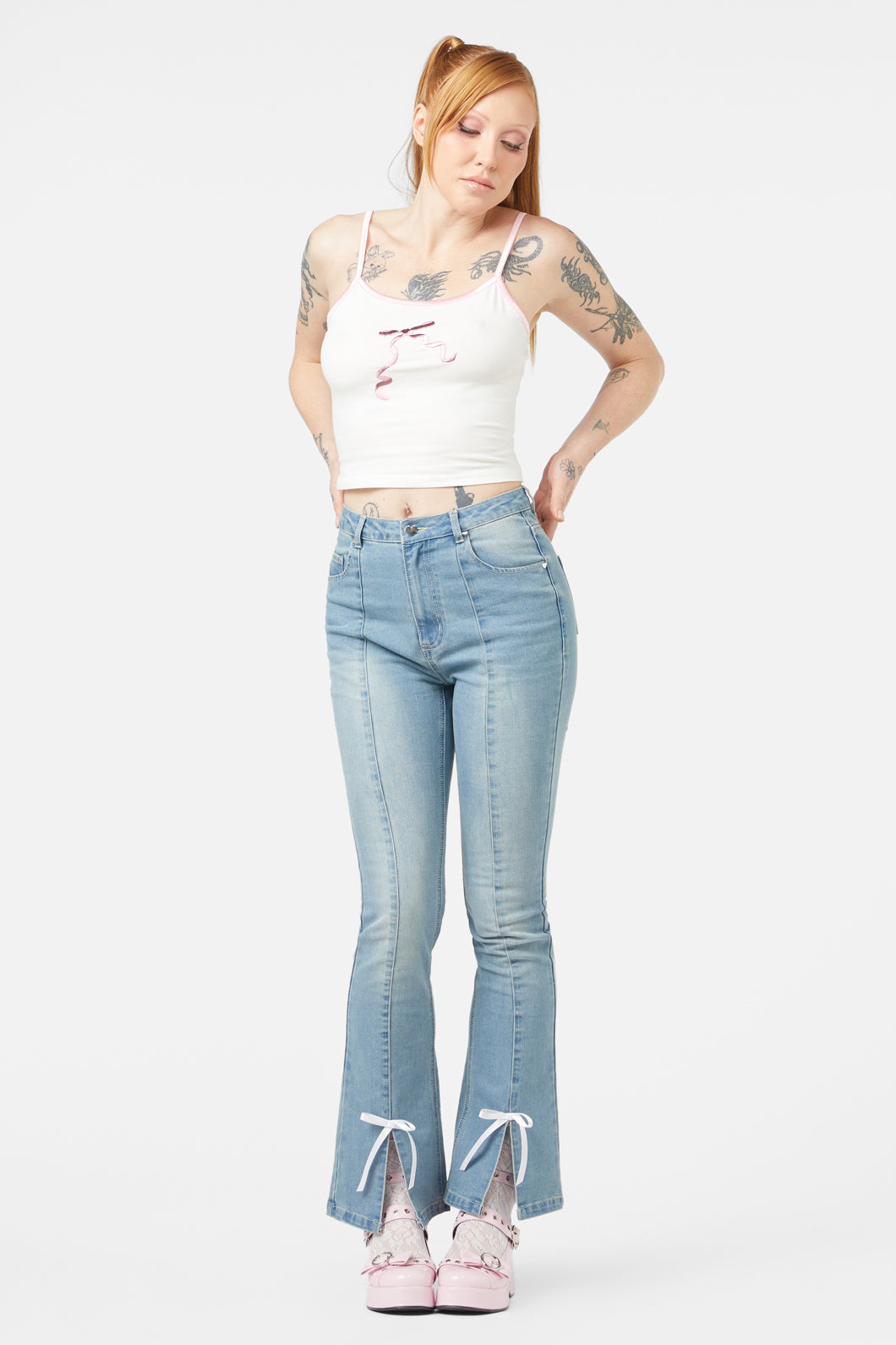 Dangerfield - Lucid Dreams Tank - pink-cream