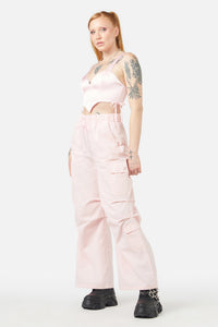 Dangerfield - Slumber Cargo Pant - pink