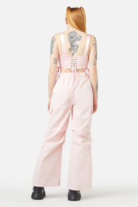 Dangerfield - Slumber Cargo Pant - pink