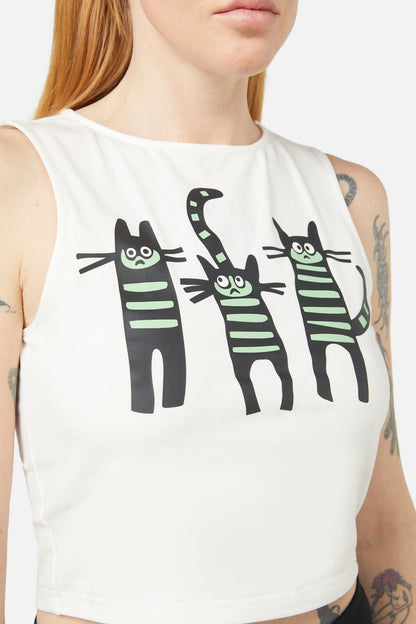 Dangerfield - Peculiar Puss Tank - cream