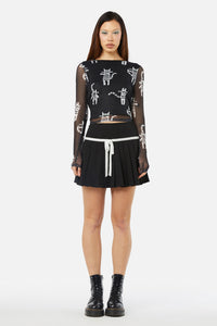 Dangerfield - Peculiar Puss Top - black