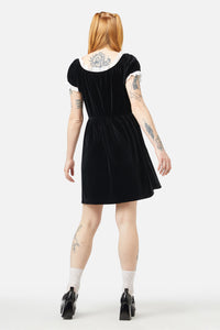 Dangerfield - Discord Velvet Mini Dress - black