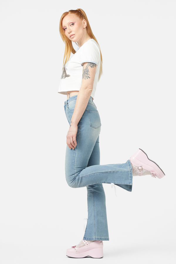 Dangerfield - Catrina Crop Tee - cream