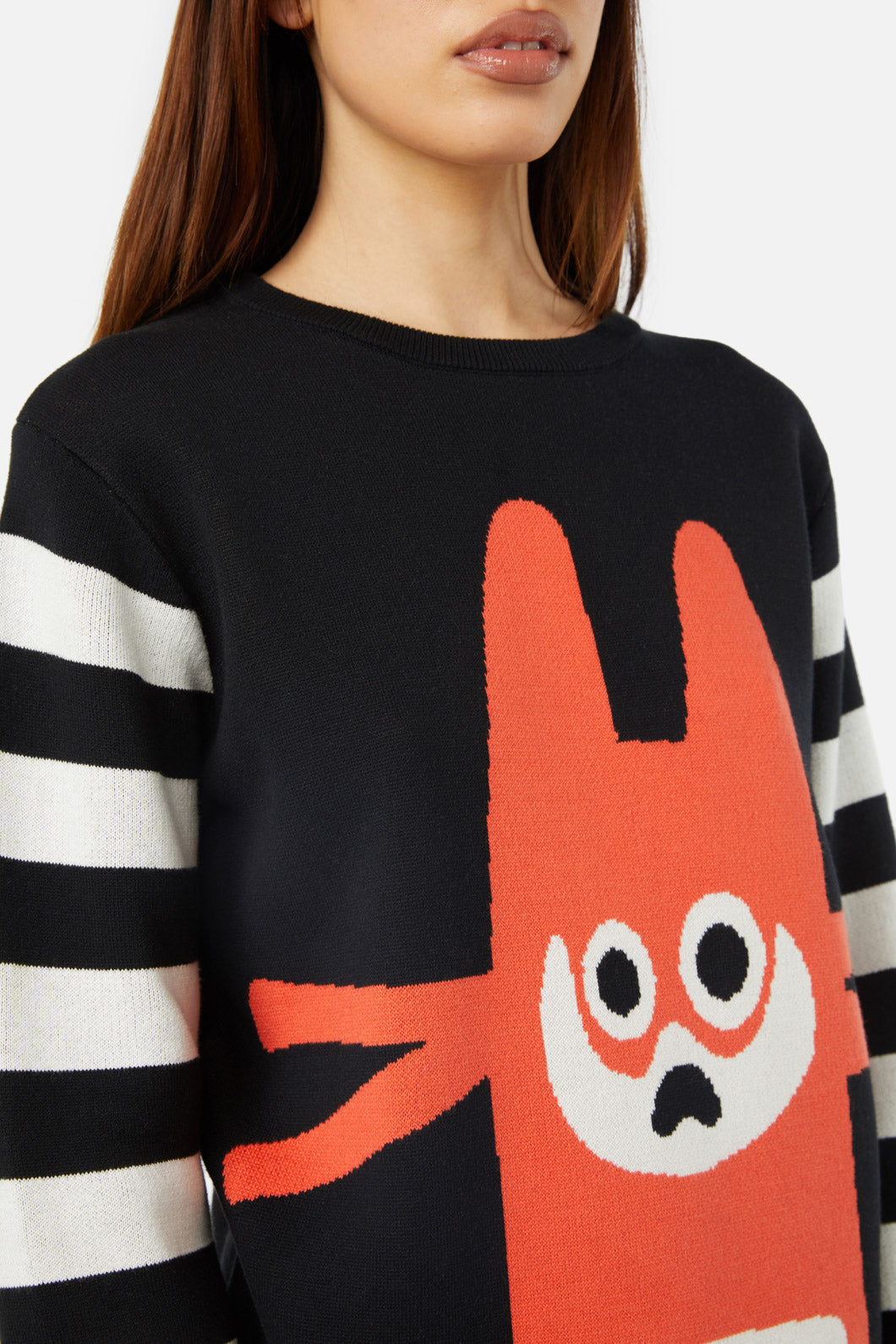 Dangerfield - Peculiar Puss Knit - multi