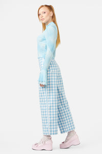 Dangerfield - Sky Gradient Mesh Top - blue