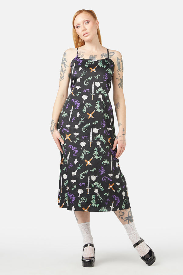 Dangerfield - Slayer Slip Dress - black