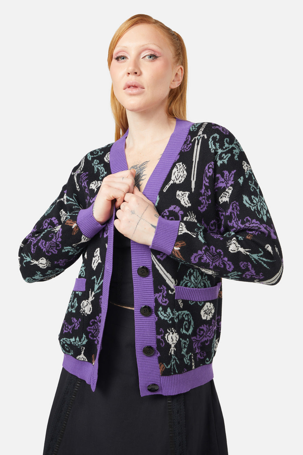 Dangerfield - Slayer Cardigan - black