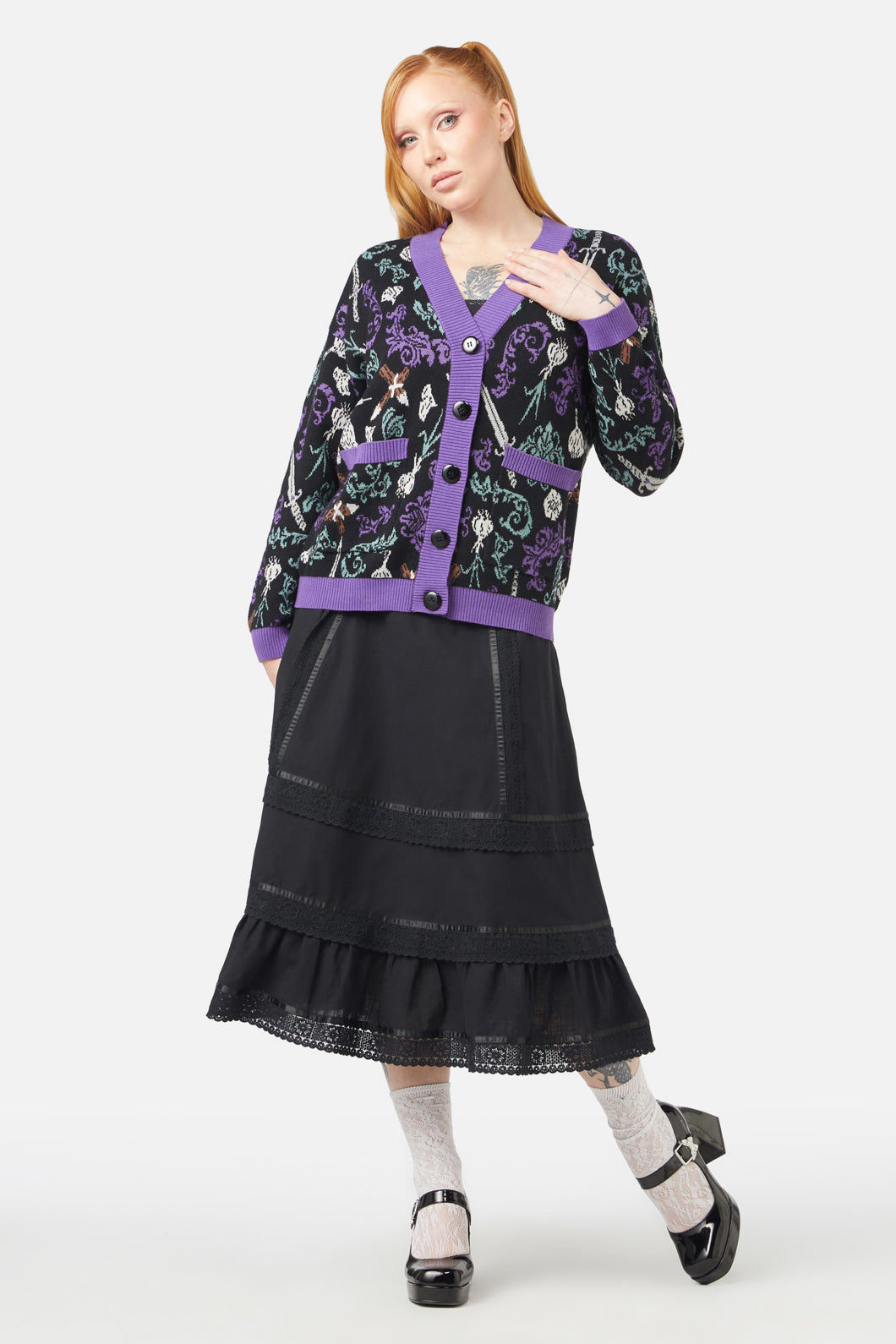 Dangerfield - Slayer Cardigan - black