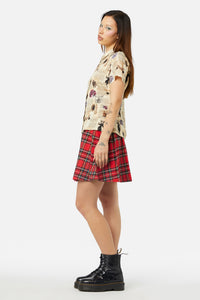 Dangerfield - Ruled Journal Blouse - cream