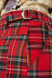 Dangerfield - Chosen Tartan Pant - red