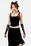 Dangerfield - Back To Black Corset - black