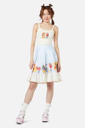 Dangerfield - Hamper Ruffle Skirt - blue