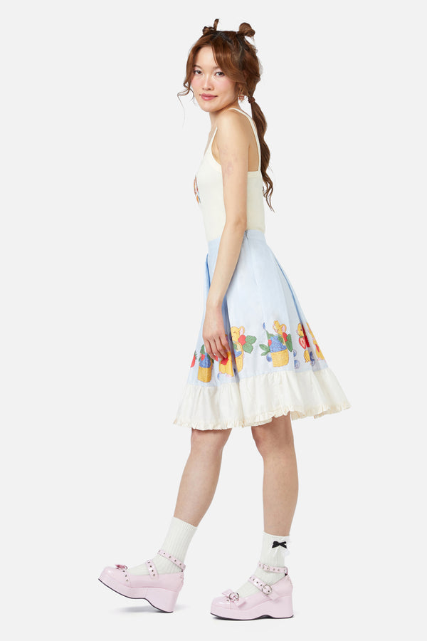 Dangerfield - Hamper Ruffle Skirt - blue