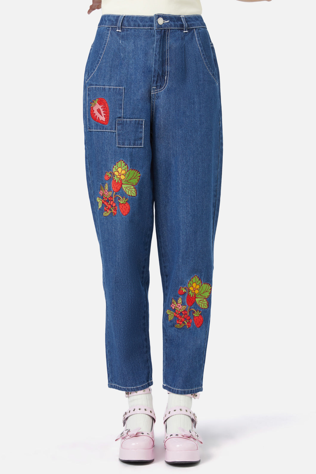 Dangerfield - Hamper Patch Jeans - blue