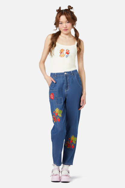 Dangerfield - Hamper Patch Jeans - blue