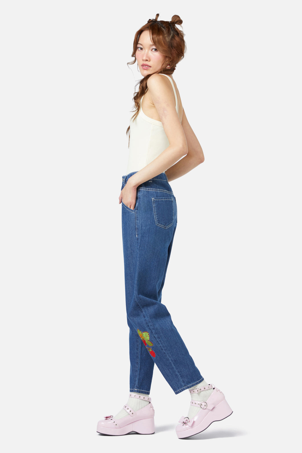 Dangerfield - Hamper Patch Jeans - blue