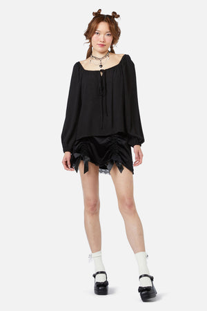Dangerfield - Keep Sake Billow Blouse - black
