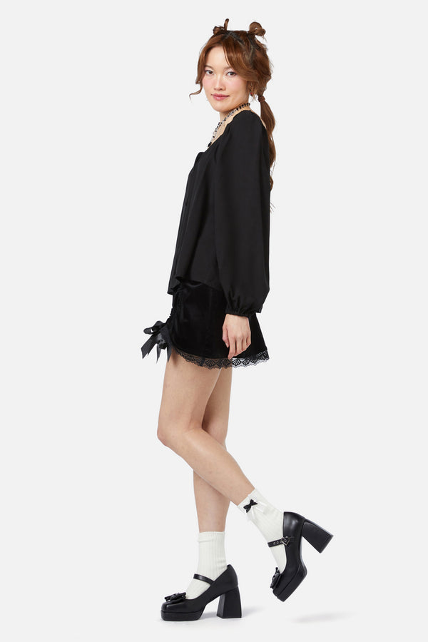 Dangerfield - Keep Sake Billow Blouse - black