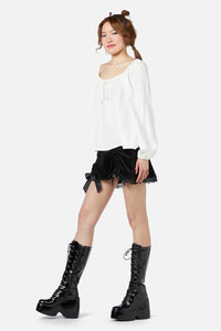 Dangerfield - Keep Sake Billow Blouse - white