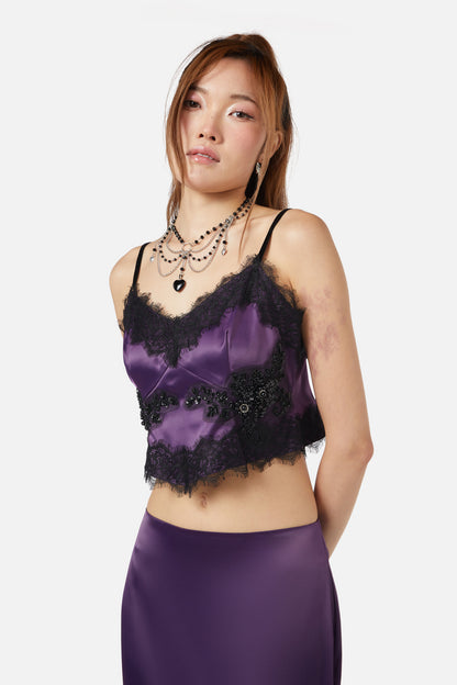 Dangerfield - Keepsake Satin Bodice - purple