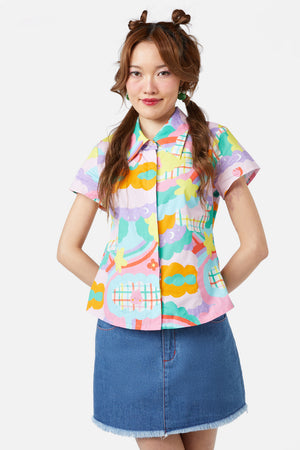 Dangerfield - Idolize Blouse - rainbow