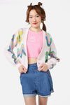 Dangerfield - Idolize Patch Cardi - pink