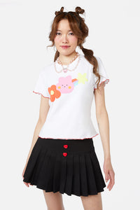 Dangerfield - Electric Bunny Tee - white