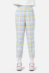 Dangerfield - Silly Goose Tartan Pant - blue
