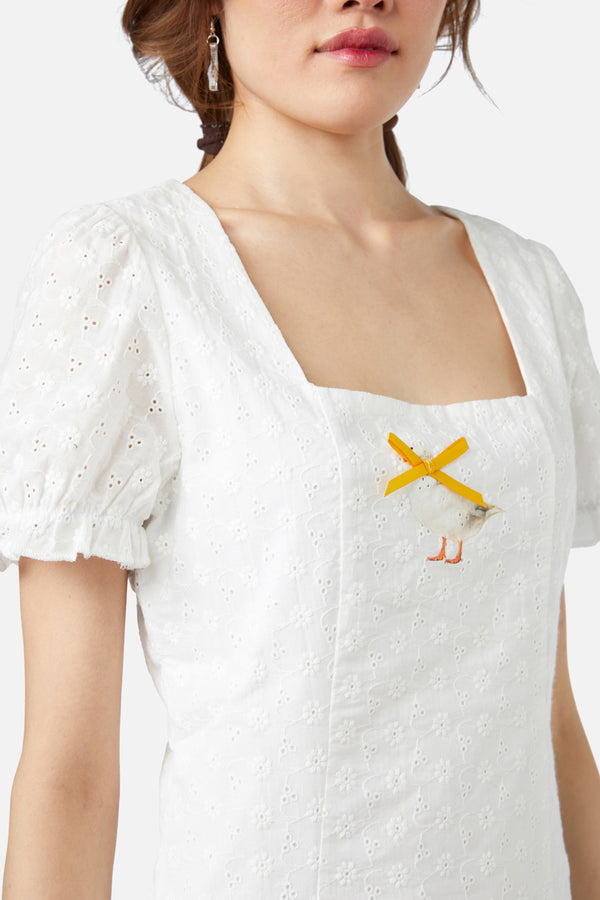 Dangerfield - Sweetie Pie Mini Dress - white