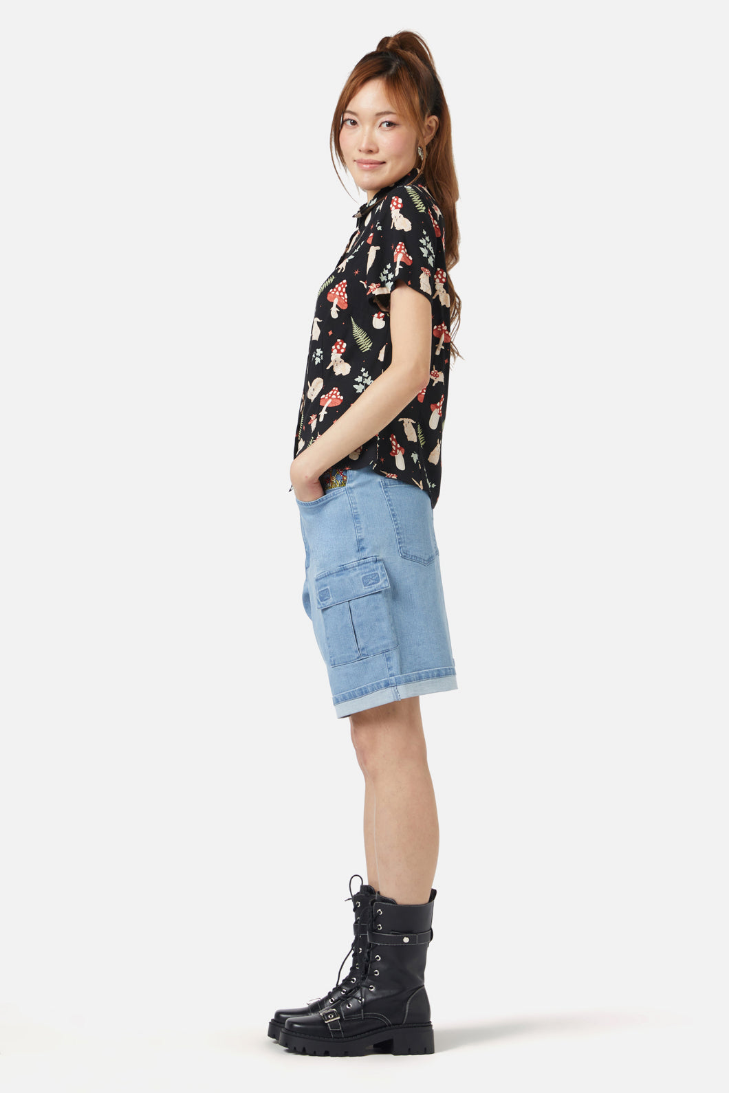 Dangerfield - Harmony Printed Blouse - black