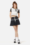 Dangerfield - Pleated Denim Skort - black