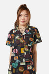 Dangerfield - Old Postal Printed Blouse - multi