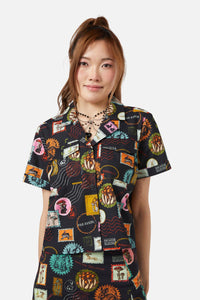 Dangerfield - Old Postal Printed Blouse - multi