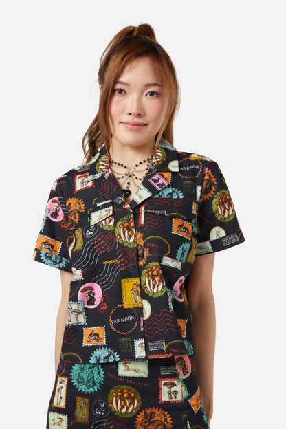 Dangerfield - Old Postal Printed Blouse - multi