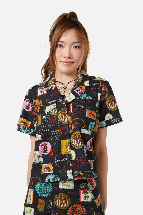 Dangerfield - Old Postal Printed Blouse - multi