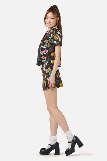 Dangerfield - Old Postal Printed Blouse - multi