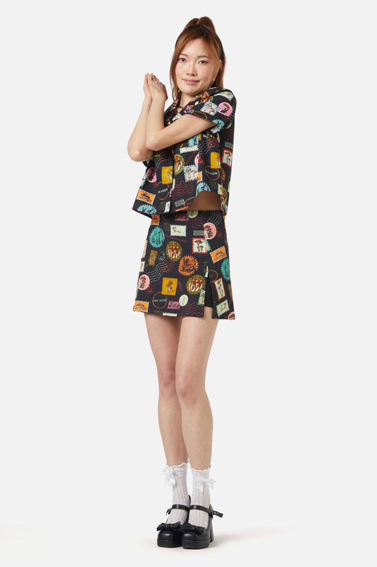 Dangerfield - Old Postal Jersey Skort - multi