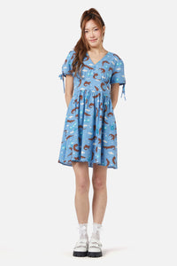 Dangerfield - Otterly Adorable Dress - blue