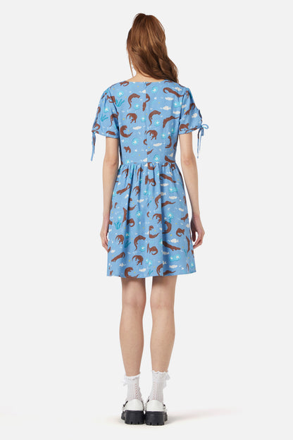 Dangerfield - Otterly Adorable Dress - blue