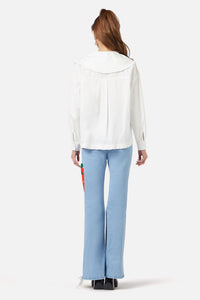 Dangerfield - Oh Me Oh My Bow Blouse - white
