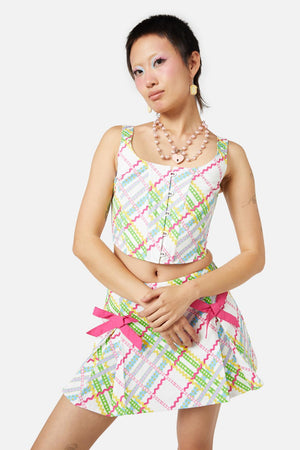 Dangerfield - Fairybread Anthem Print Corset - multi