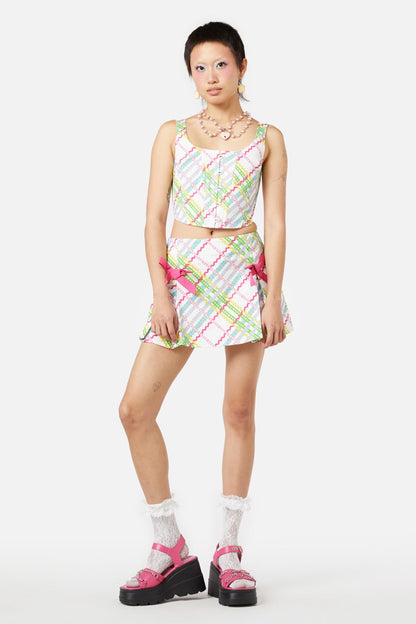 Dangerfield - Fairybread Anthem Print Corset - multi