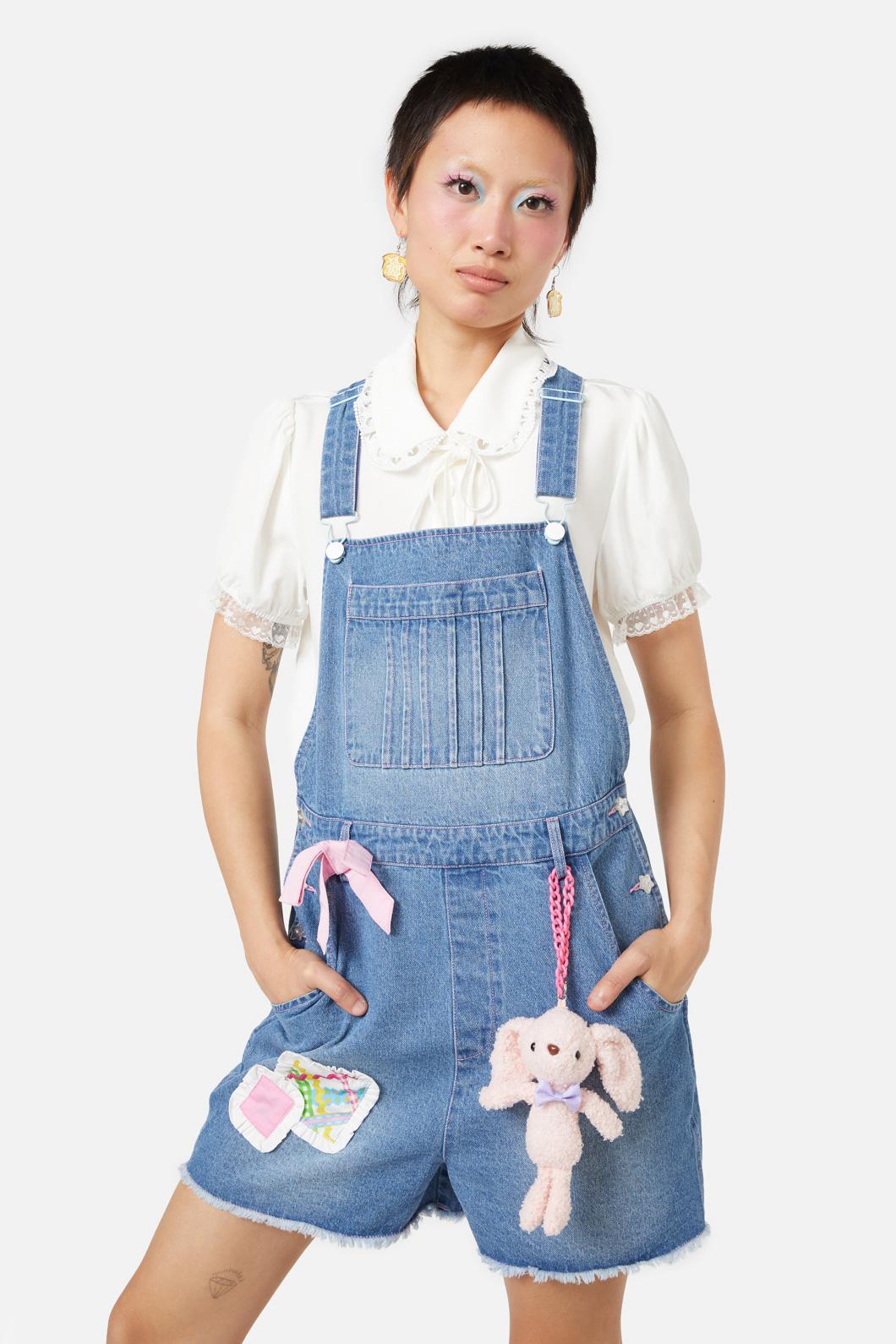 Dangerfield - My Invitation Shorty Overall - blue