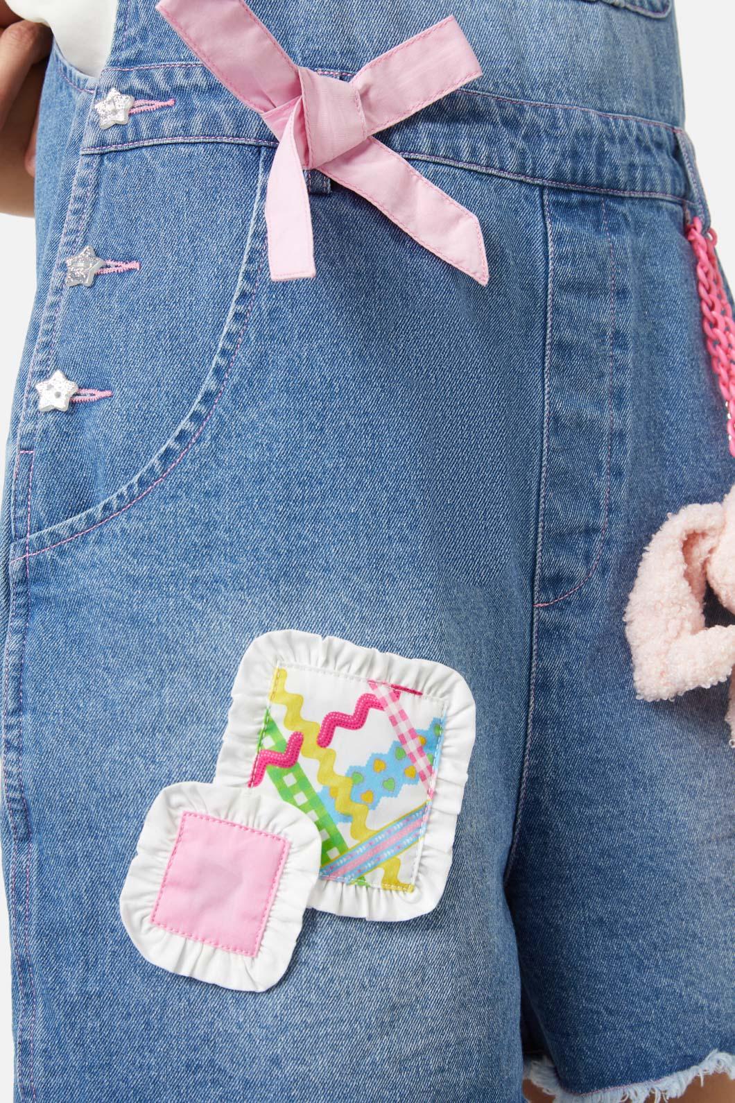 Dangerfield - My Invitation Shorty Overall - blue